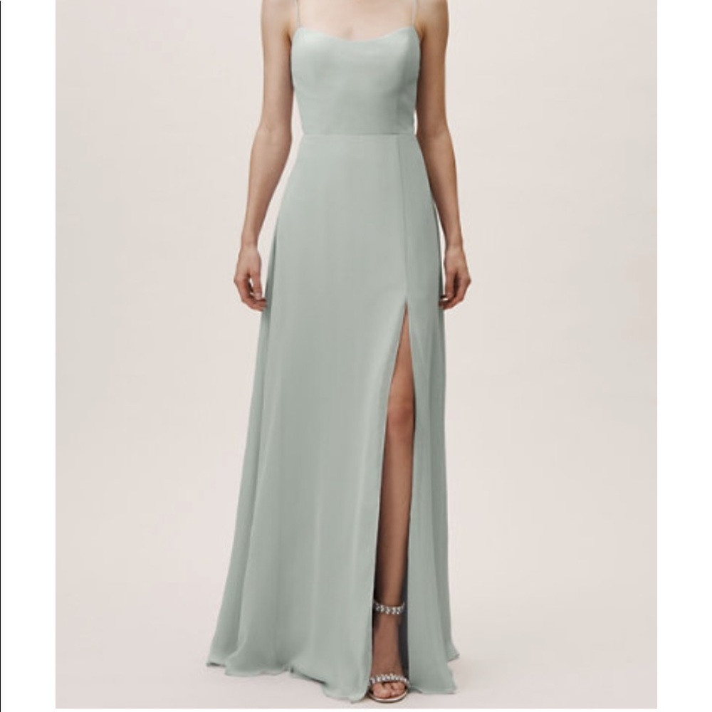 Jenny Yoo Kiara Dress in Morning Mist